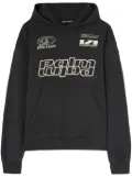 Palm Angels snake-print hoodie - Black