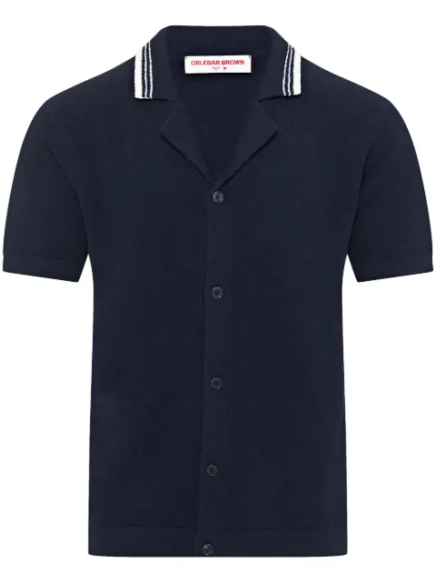 Orlebar Brown Tiernan bouclé shirt