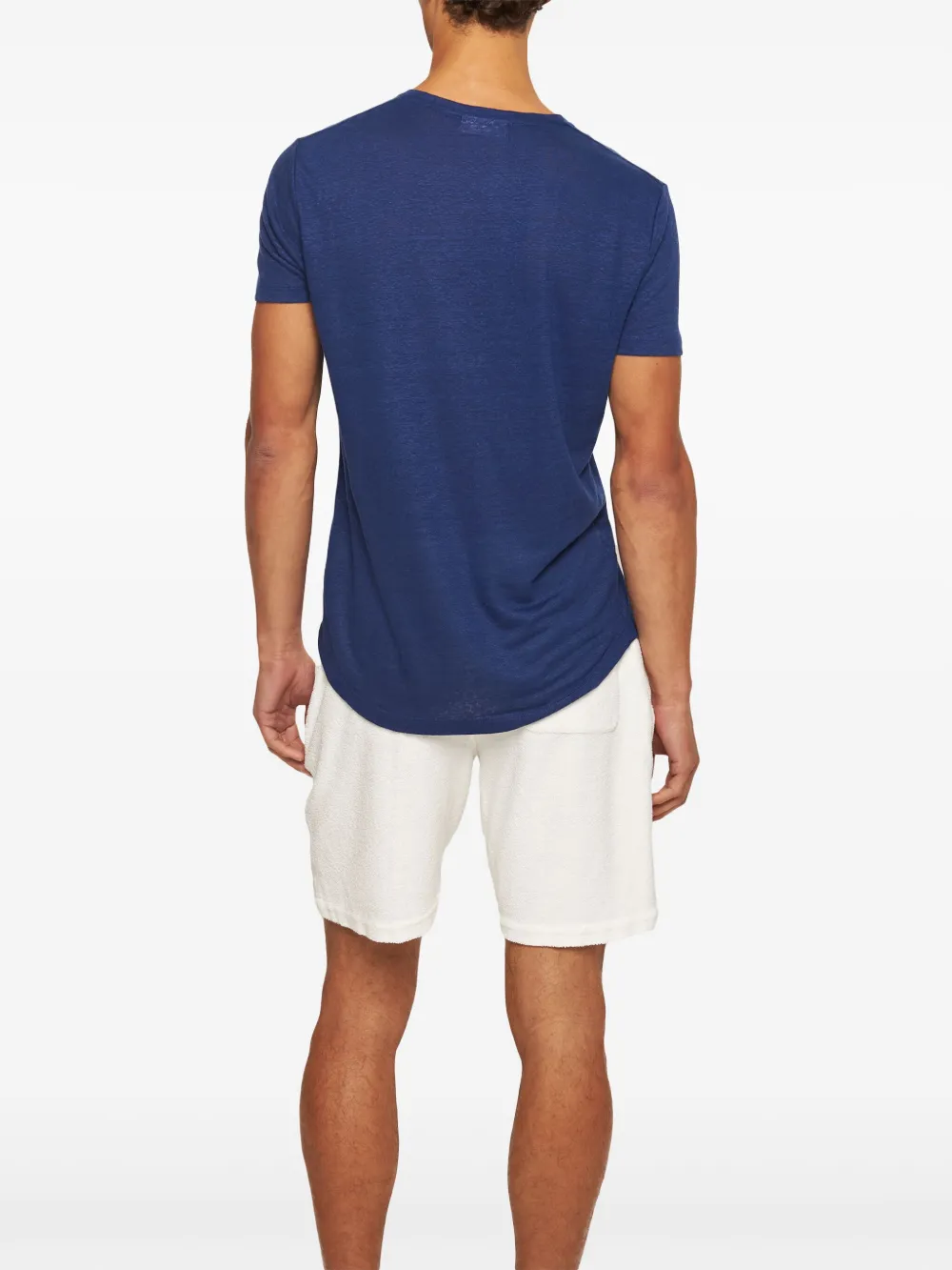 Orlebar Brown Bulldog Buckle Detailed Swim Shorts In Weiss