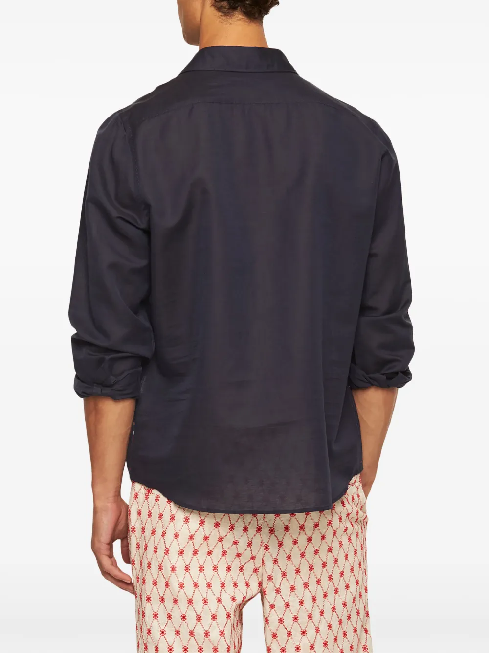 Orlebar Brown Cesare overhemd Blauw