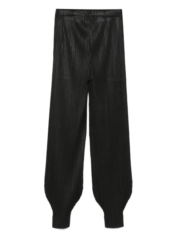PＬEATS PＬEASE 黒 プリーツ パンツ Pleats Please Issey Miyake プリーツパンツ | ブラック