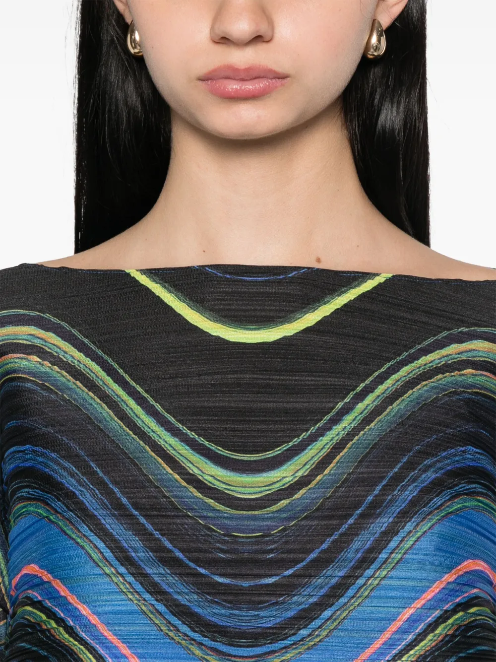 Pleats Please Issey Miyake Warp top | Smart Closet