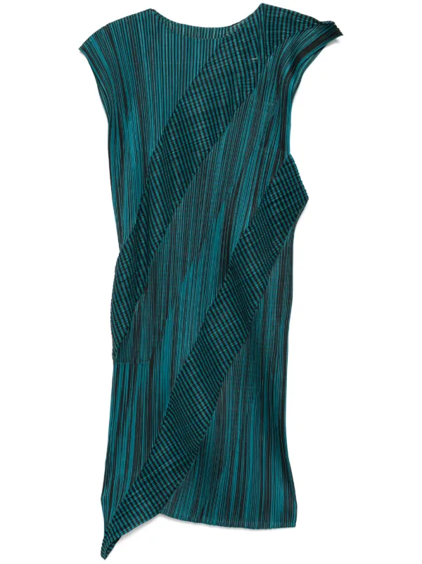 プリーツプリーズ　COSMIC RAYS プリーツスカート Pleats Please Issey Miyake Cosmic Rays ドレス | ブラック | FARFETCH JP