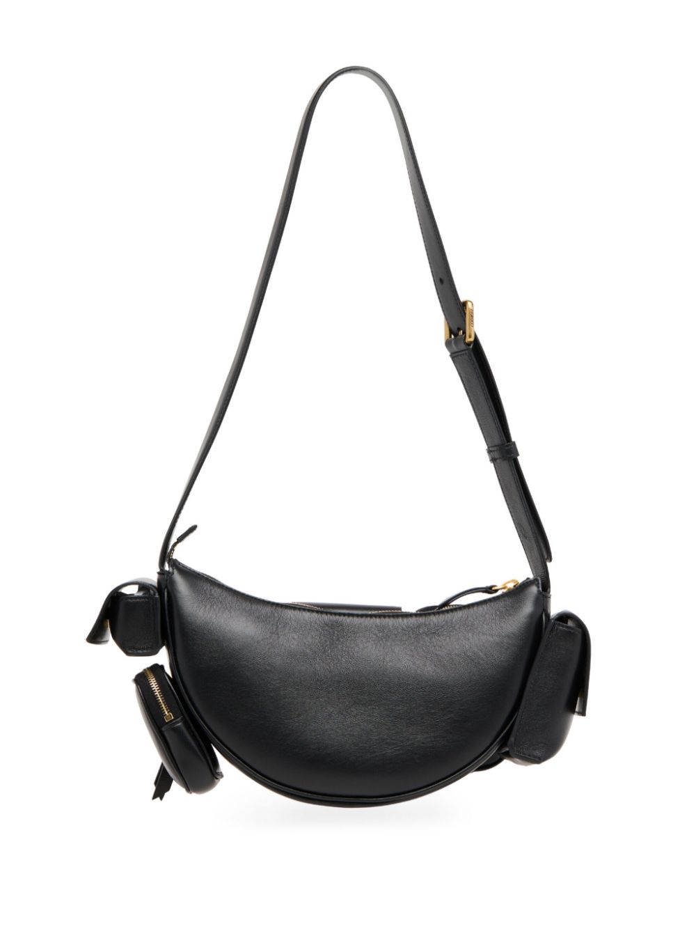 Fiorucci leather shoulder bag - Zwart