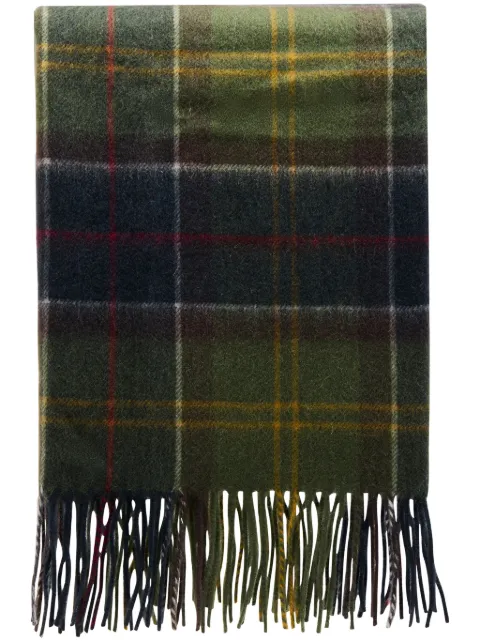 Barbour check-pattern scarf 