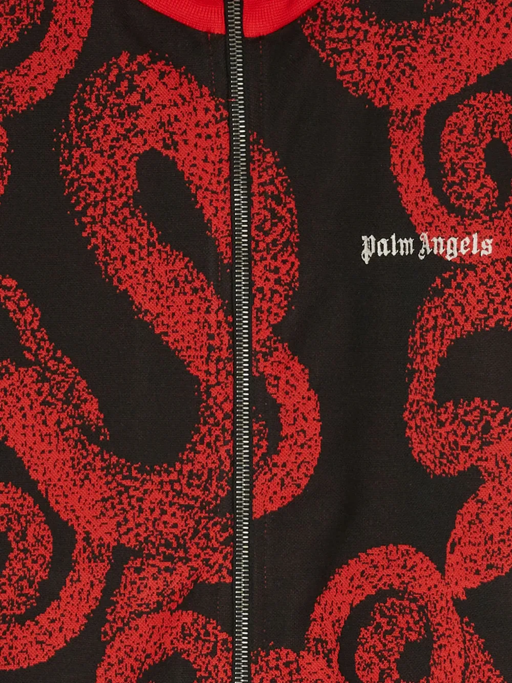 Palm Angels Sweater met slangenprint Rood