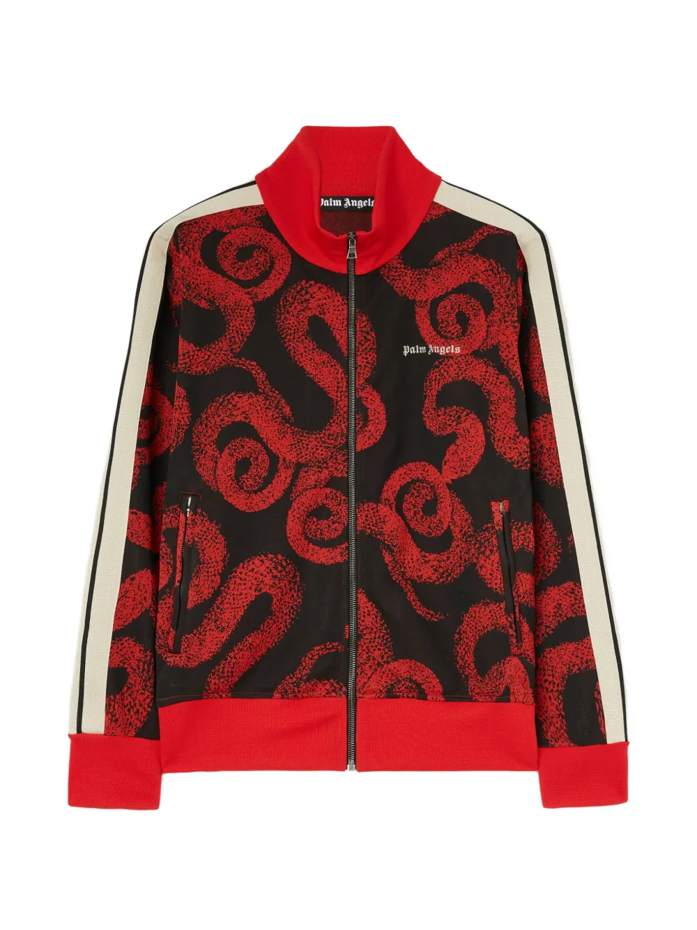 Palm Angels Sweater met slangenprint Rood