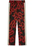 Palm Angels snake-print track pants - Red