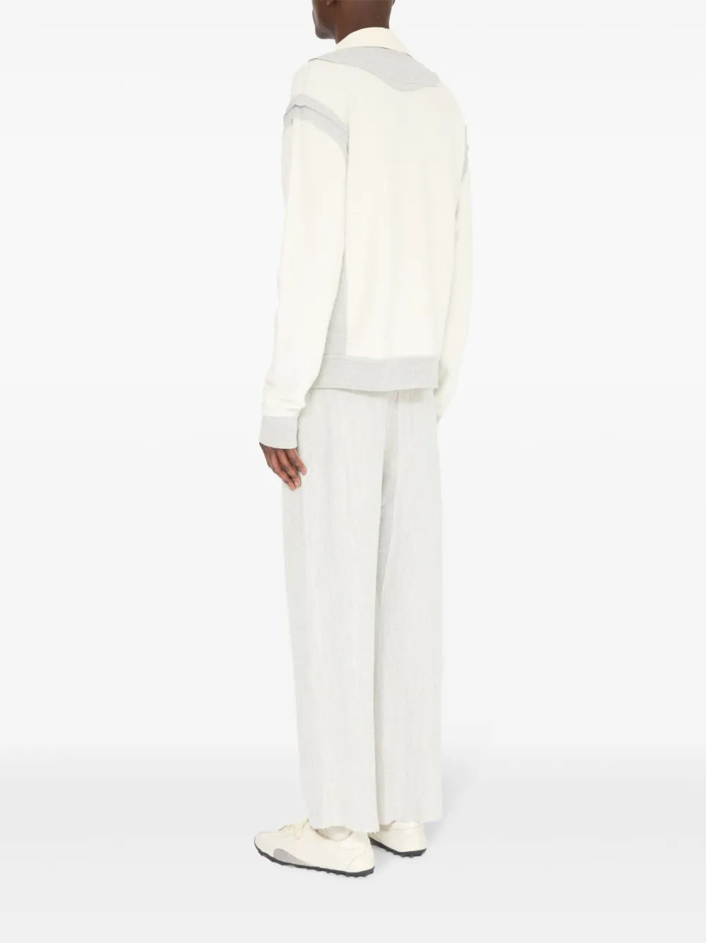 Maison Margiela Overhemd met textuur Beige