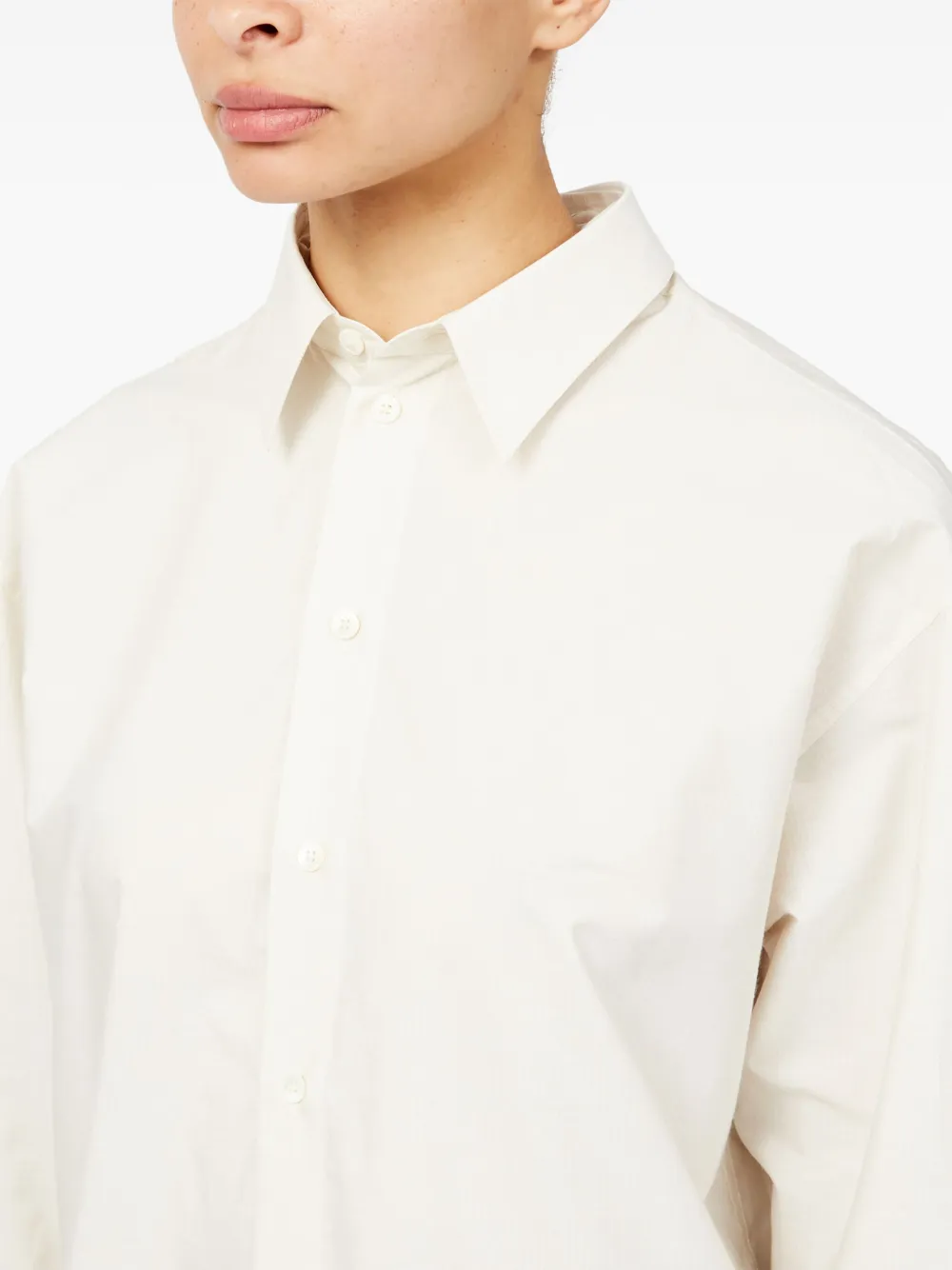 MM6 Maison Margiela レイヤード シャツ | ホワイト | FARFETCH JP