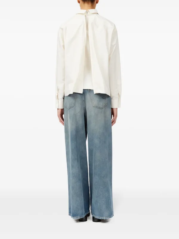【送料&関税込】MM6 Maison Margiela Shirt MM6 Maison Margiela Layered Shirt | White | FARFETCH