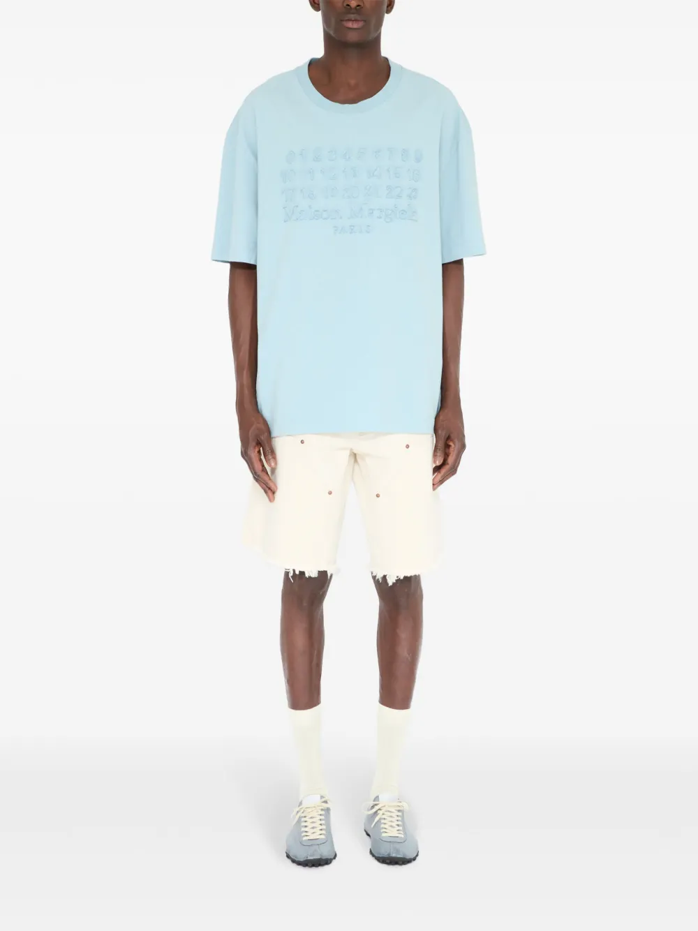 Maison Margiela T-shirt met patroon - Blauw