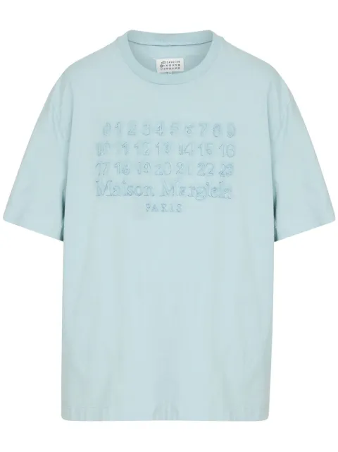 Maison Margiela numbers-motif T-shirt 