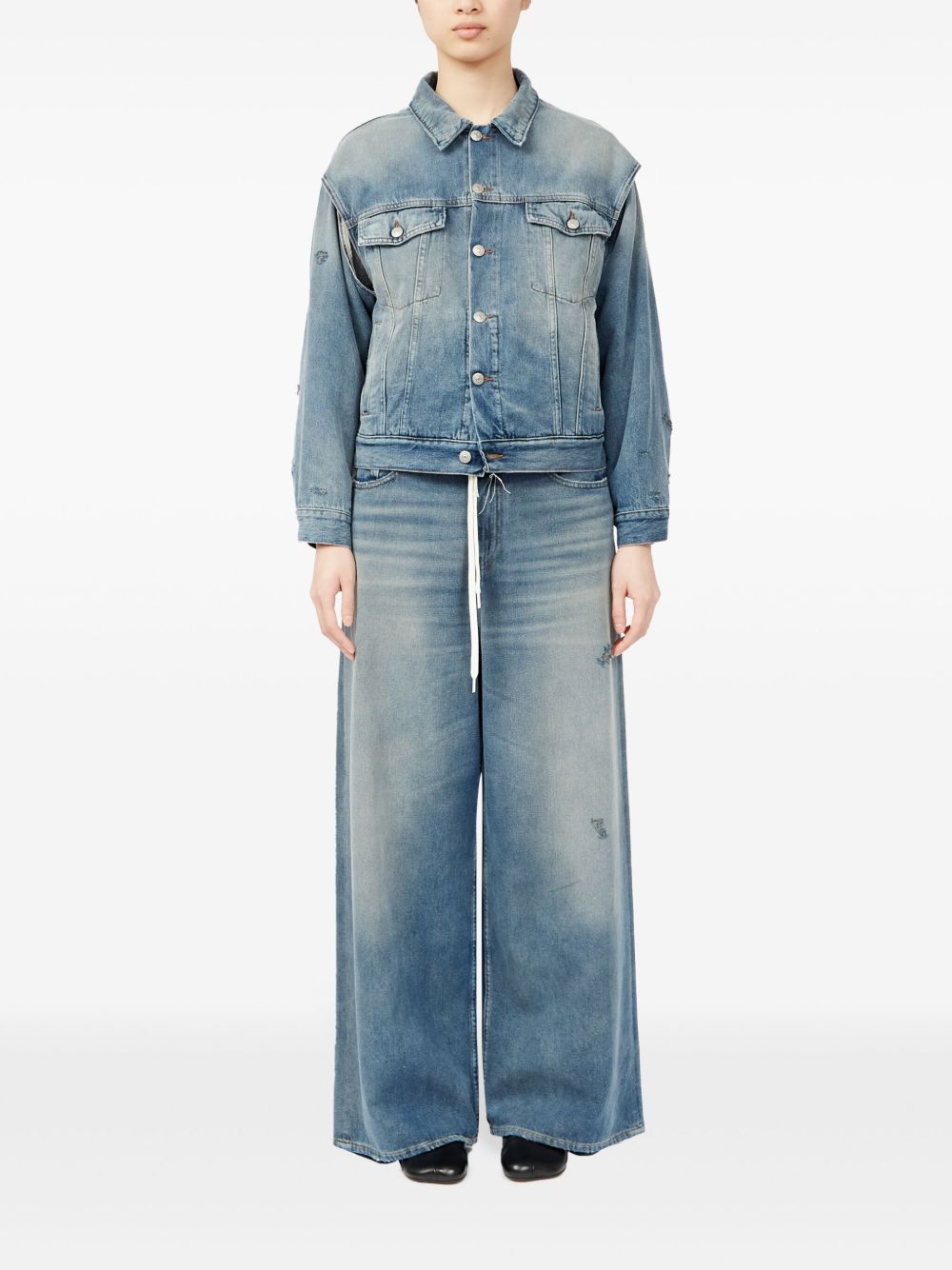 MM6 MAISON MARGIELA SINGLE-STITCH DENIM JACKET