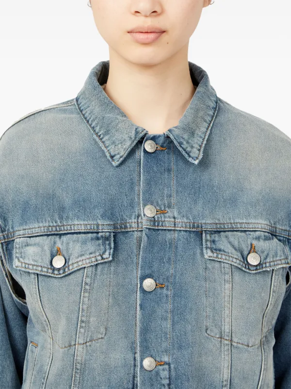 MM6 Maison Margiela デニムジャケット | ブルー | FARFETCH JP