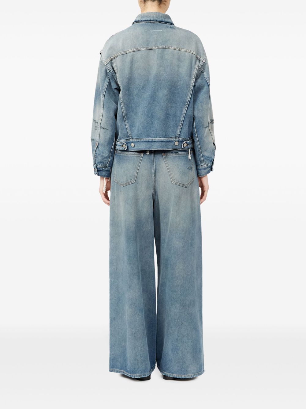 MM6 MAISON MARGIELA SINGLE-STITCH DENIM JACKET