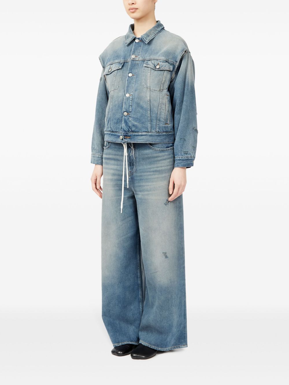 MM6 MAISON MARGIELA SINGLE-STITCH DENIM JACKET