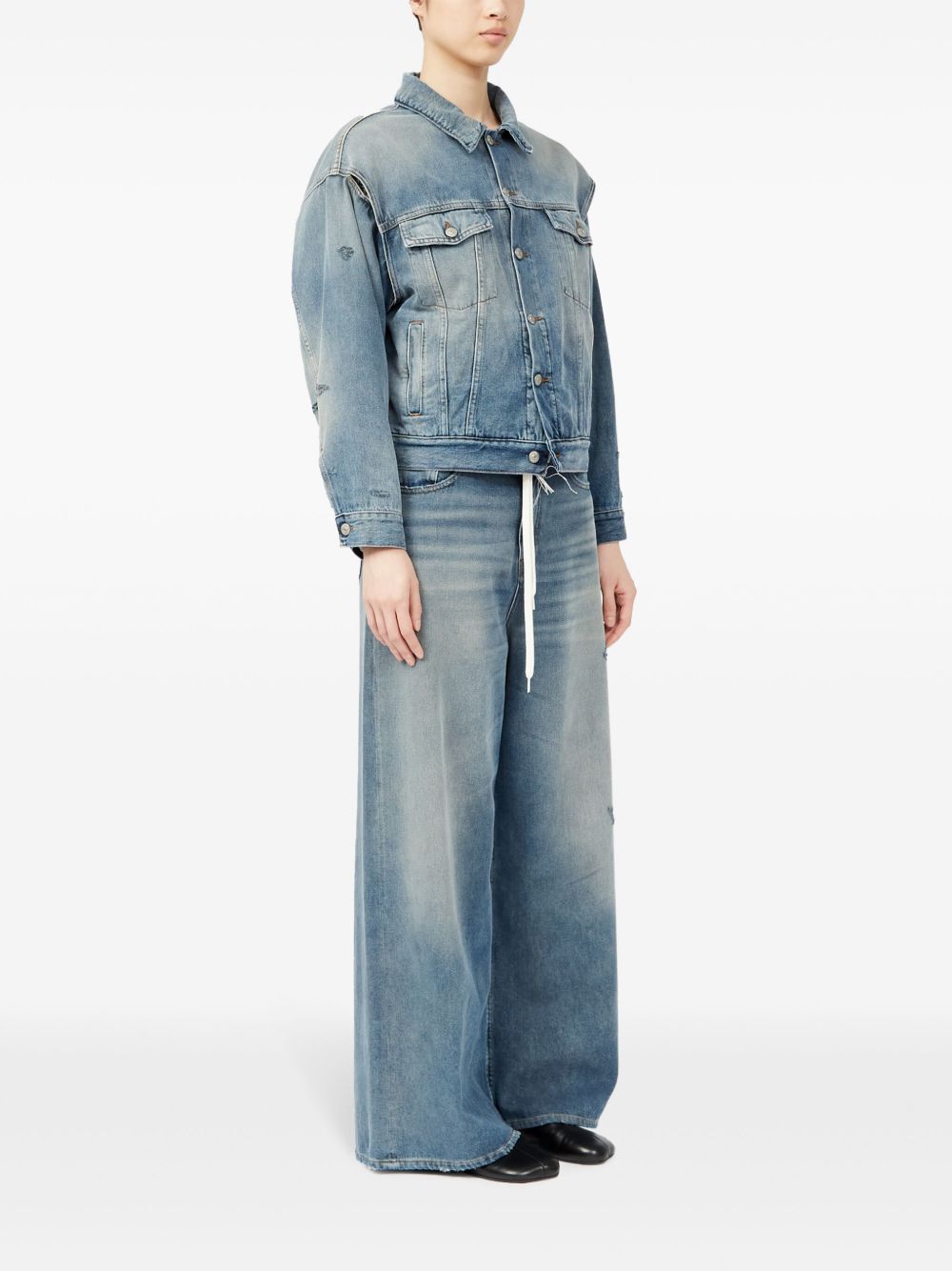 MM6 MAISON MARGIELA SINGLE-STITCH DENIM JACKET