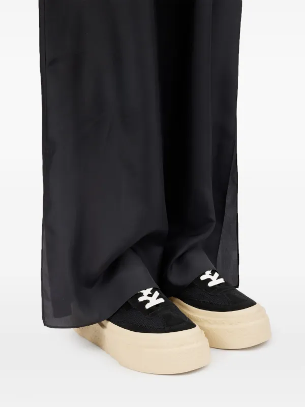 【関税&送料込】Mm6 Maison Margiela Black Leather Sneakers MM6 Maison Margiela Black Leather Sneakers | italist, ALWAYS