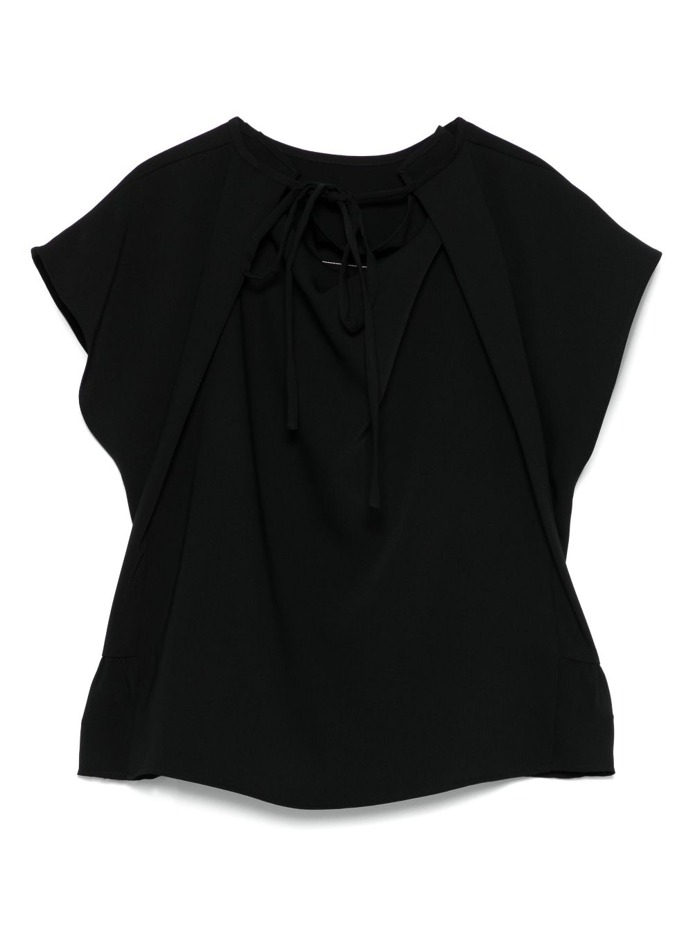 MM6 Maison Margiela Top met logo - 900 BLACK