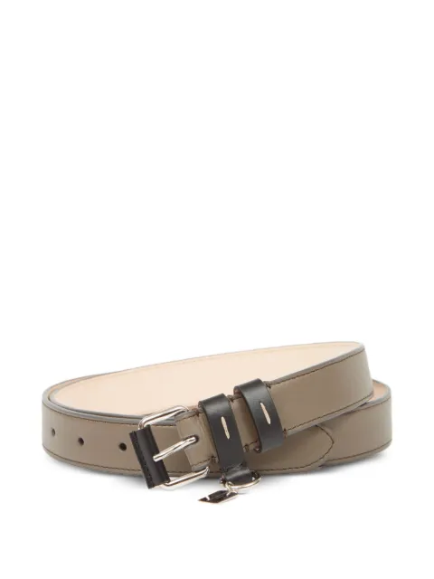 Maison Margiela leather double-buckle belt