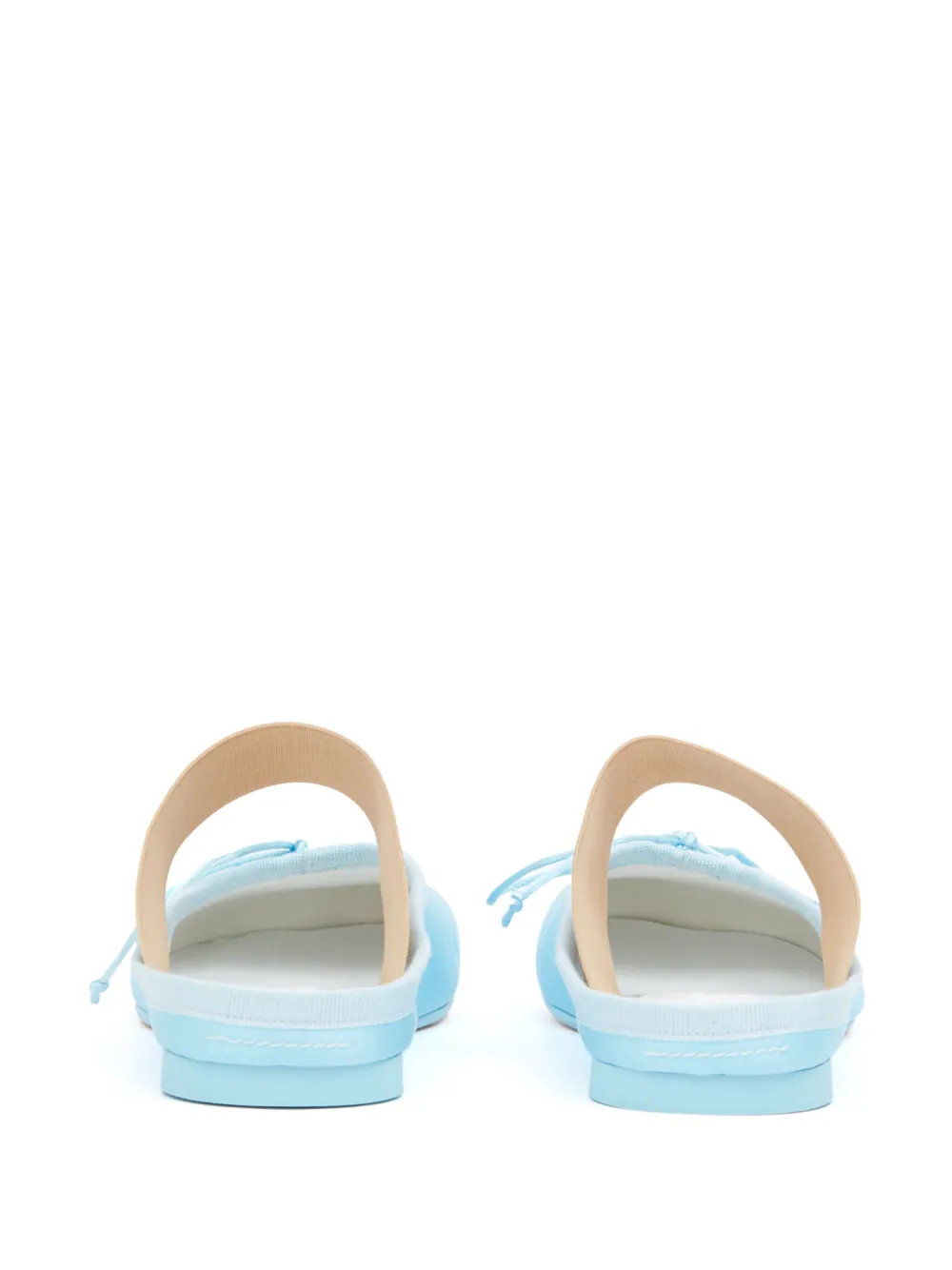 MM6 Maison Margiela anatomic-toe leather slippers Blue