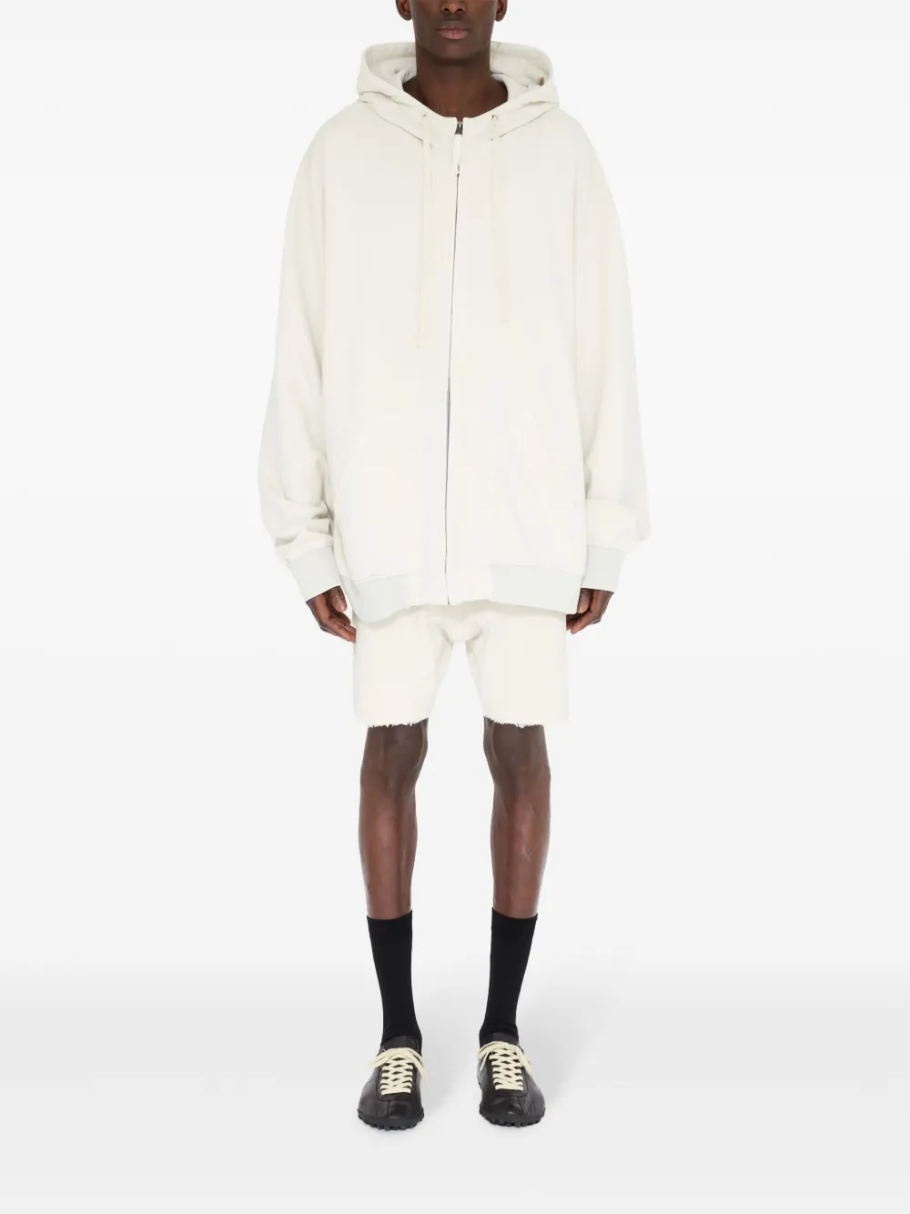 Maison Margiela Hoodie met rits - Beige