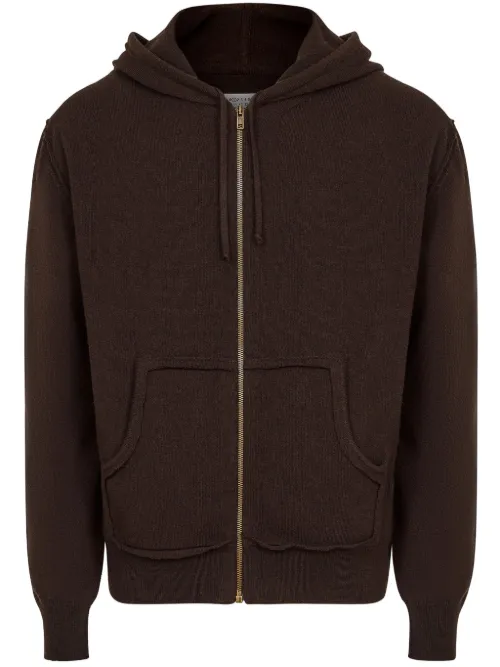 Hoodie à fermeture zippée - Maison Margiela - Modalova