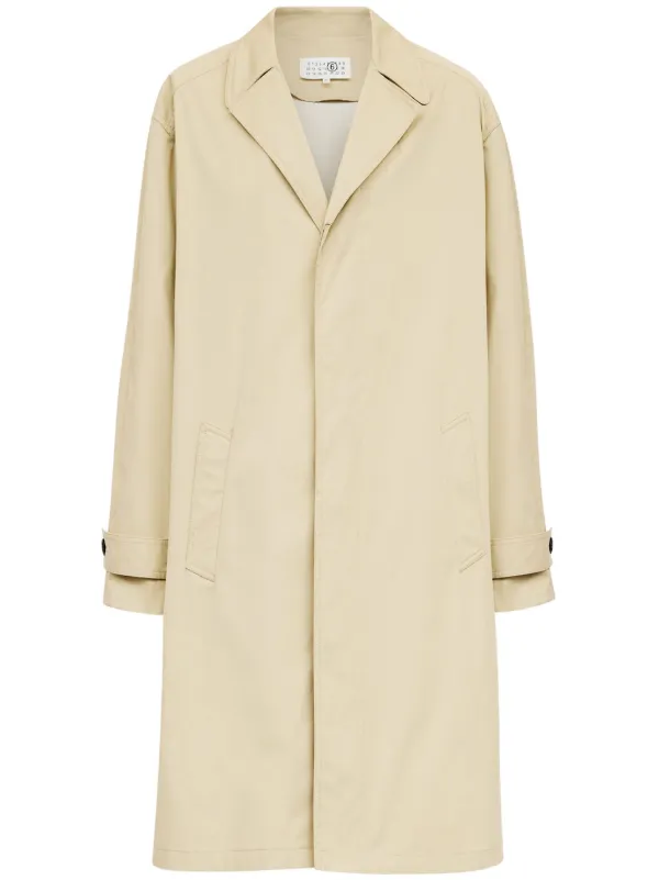 MM6 コート MM6 Maison Margiela ツイード シングルコート | グレー