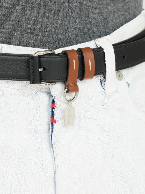 Maison Margiela レザーベルト | ブラウン | FARFETCH JP