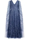Needle & Thread sequin-embellished gown - Blue
