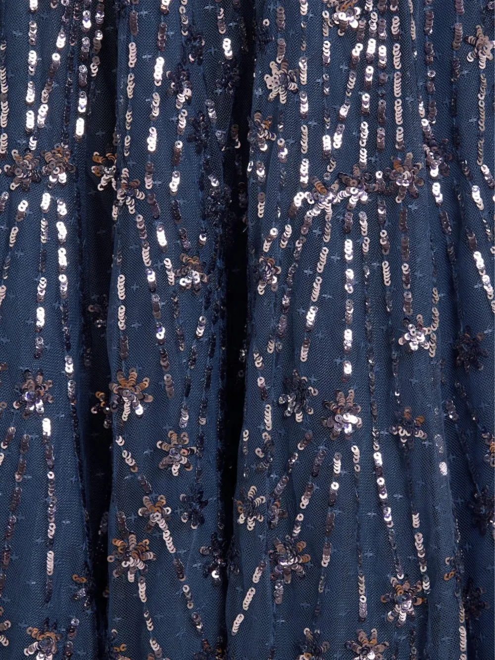 Needle & Thread Avondjurk verfraaid met pailletten Blauw
