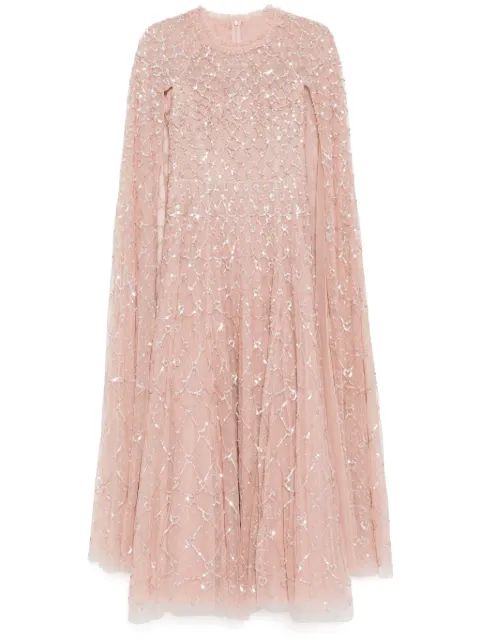 Needle & Thread Heart Lattice Abendkleid