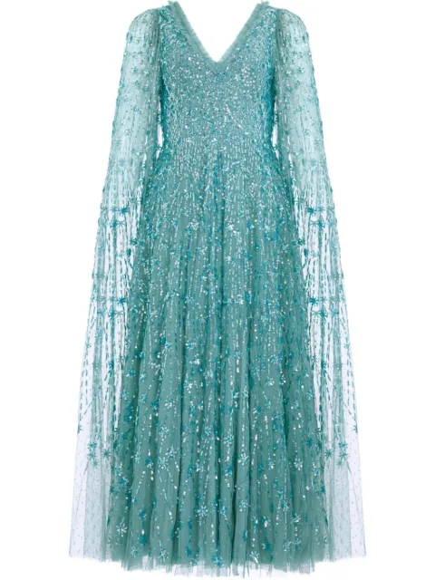 Needle & Thread sequin-embellished gown 