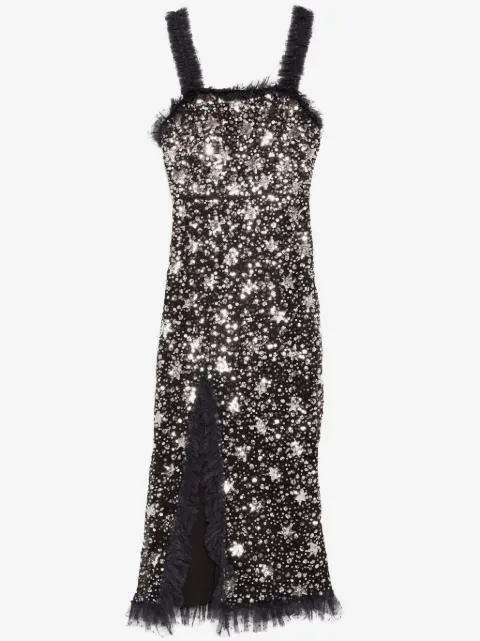 Needle & Thread shooting stars cami ballerina dress