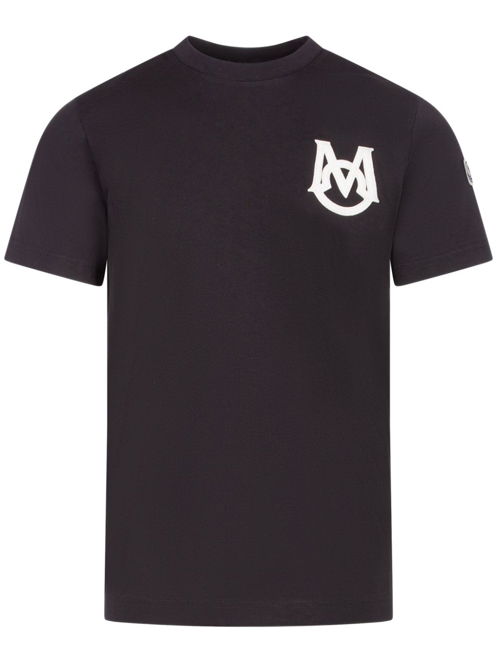 Moncler logo-patch cotton T-shirt - Black