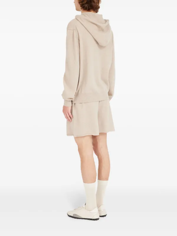 パーカー・フーディ Maison Margiela ZIPPED LOGO HOODIE Maison Margiela Zipped Hoodie | Neutrals | FARFETCH