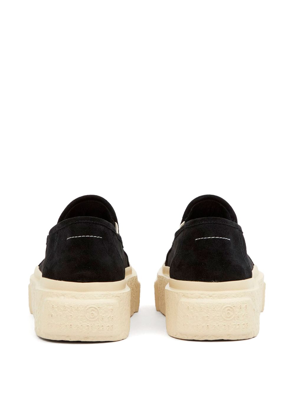 MM6 Maison Margiela Leren sneakers Zwart