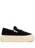 MM6 Maison Margiela numbers-motif slip-on sneakers - Black