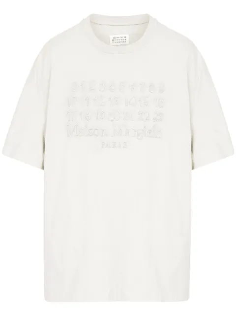 Maison Margiela numbers-motif T-shirt 