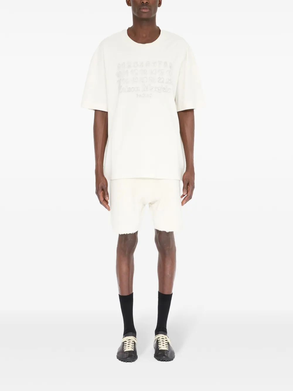 Maison Margiela T-shirt met patroon - Beige