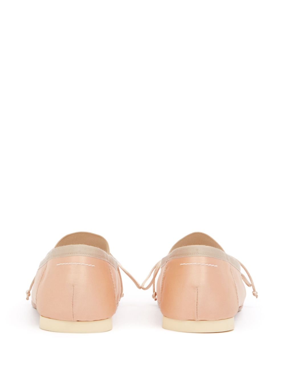 MM6 Maison Margiela Ballerina's met Anatomic Numbers patroon Beige