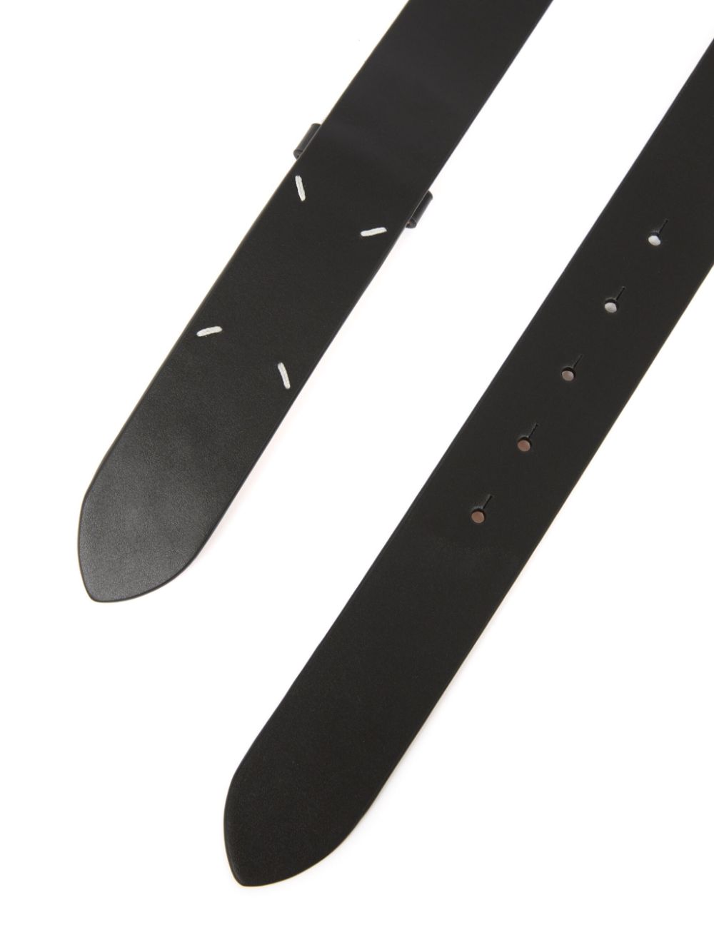 Maison Margiela leather belt - Zwart