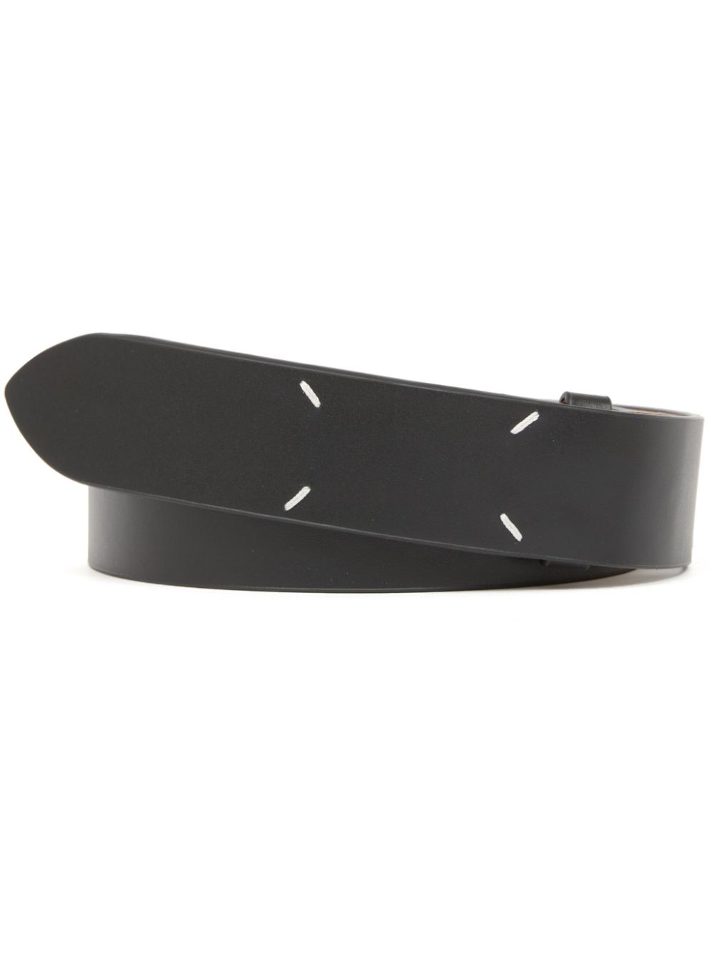 Maison Margiela leather belt Zwart