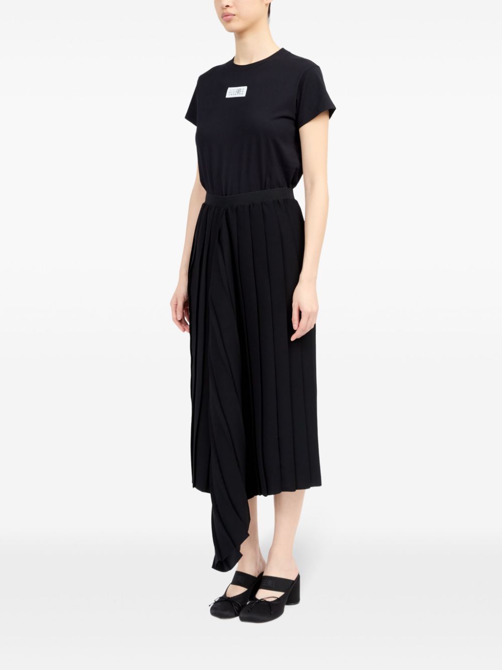 MM6 Maison Margiela pleated midi skirt Women