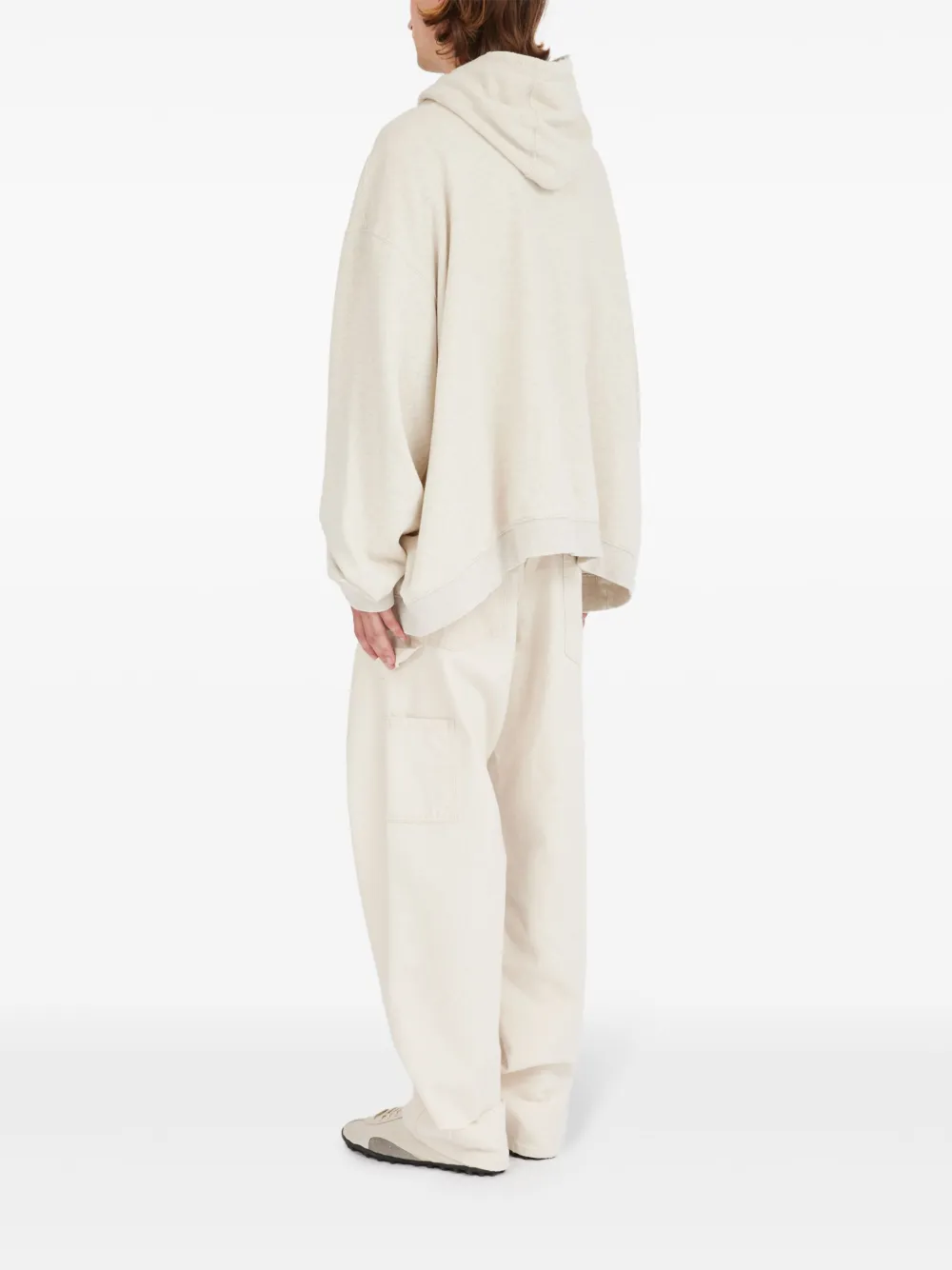 Maison Margiela Hoodie met trekkoord Beige