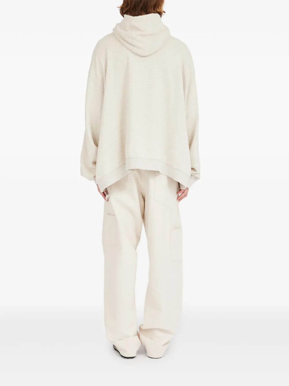 Maison Margiela Hoodie met trekkoord Beige
