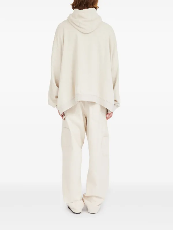 Maison Margiela ドローストリング パーカー | ニュートラル | FARFETCH JP