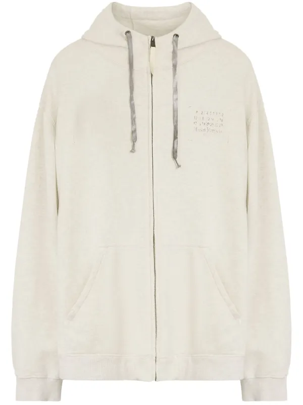 Maison Margiela ドローストリング パーカー | ニュートラル | FARFETCH JP