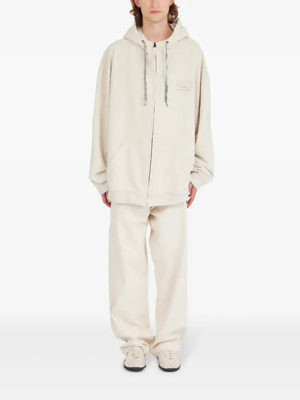 Maison Margiela ドローストリング パーカー | ニュートラル | FARFETCH JP